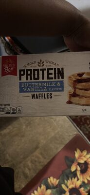 Whole Wheat Protein Buttermilk & Vanilla Flavored Waffles