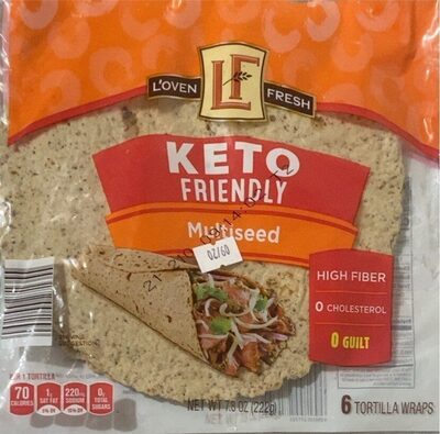Keto Friendly Multiseed Wrap