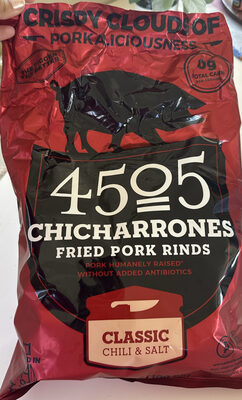 4505 Chicharrones Fried Pork Rinds Classic Chili & Salt