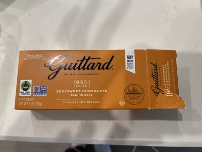 7646 64% Cacao Semisweet Chocolate Baking Bars