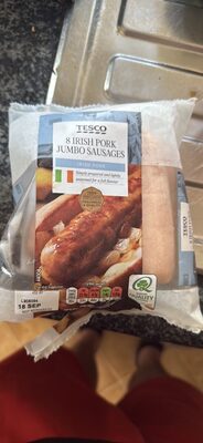 8 Irish Pork Jumbo Sausages