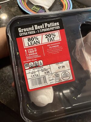 80/20 Hamburger Patty