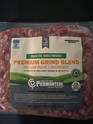 85% Grass Fed Ground Beef