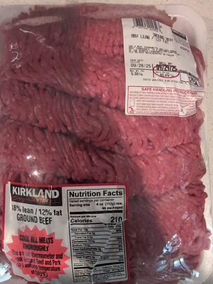 88% Lean 12% Fat Ground Beef