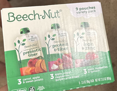 9 pouches variety pack