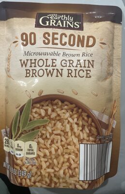 90 second whole grain brown rice