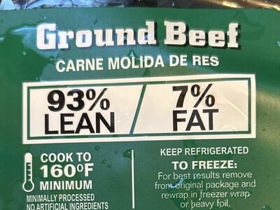 93/7 Ground Beef
