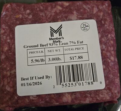 93% Lean Ground Beef