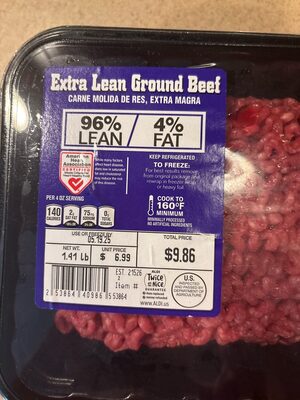 96/4 Ground Beef
