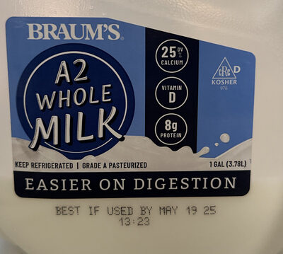A2 Whole Milk
