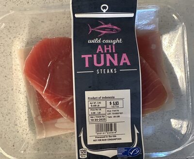 Ahi tuna steaks