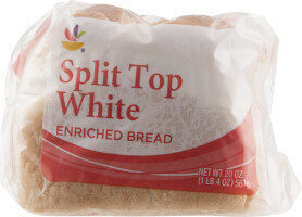 Ahold enriched bread split top white