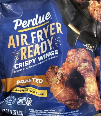 Air fryer ready crispy wings
