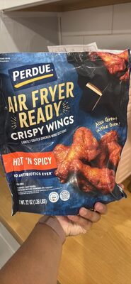 Air Fryer Ready Crispy Wings Hot 'n Spicy