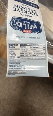 Alaska Sockeye Salmon Fillet