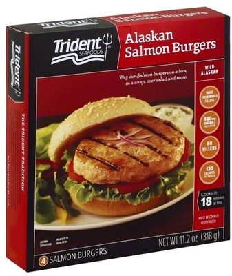 Alaskan salmon burgers, alaskan salmon