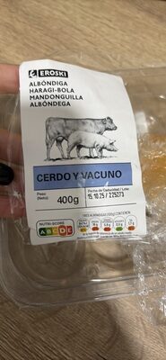 ALBÓNDIGA CERDO Y VACUNO