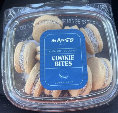 Alfajor Coconut Cookie Bites