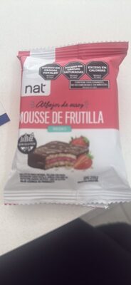 Alfajor de arroz MOUSSE DE FRUTILLA