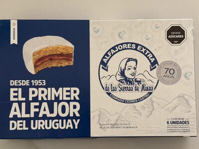 Alfajor Relleno De Dulce De Leche Con Baño De Merengue