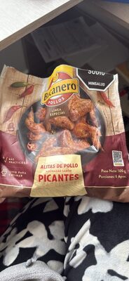 Alitas de Pollo Adobadas Sabor Picantes