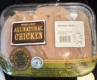 All Natural Chicken Breast Tenders