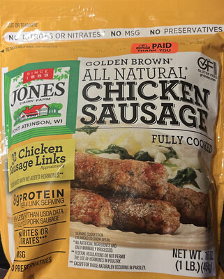 All Natural Chicken Sausage
