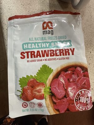 All Natural Freeze-Dried Healthy Snack Strawberry