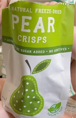 All Natural Freeze-Dried Pear Crisps