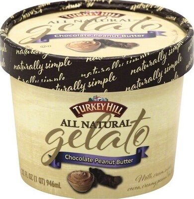 All Natural Gelato, Chocolate Peanut Butter