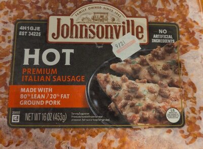 All natural hot italian sausage