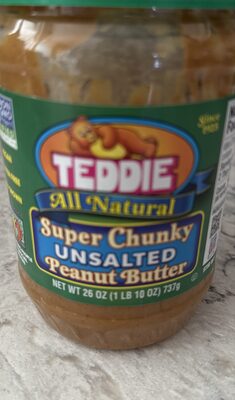 All natural unsalted peanut butter