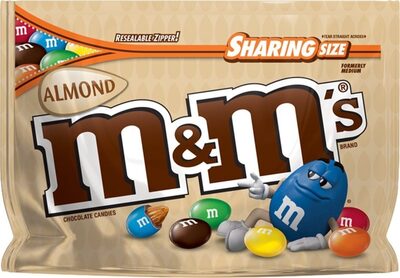 Almond chocolate candy sharing size ounce