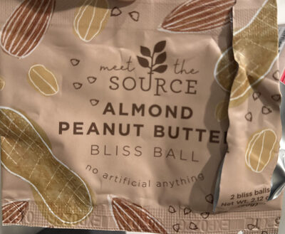 Almond Peanut Butter Bliss Ball