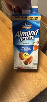 almondmilk Vanilla with other natural flavors