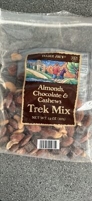 Almonds, Chocolate & Cashews Trek Mix