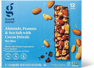 Almonds peanuts & sea salt with coco drizzle