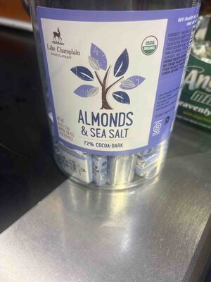 Almonds & Sea Salt 72% Cocoa-dark