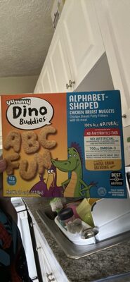 Alphabet-Shaped Chicken Breast Nuggets