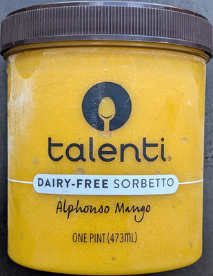 Alphonso Mango Sorbetto (non-dairy)