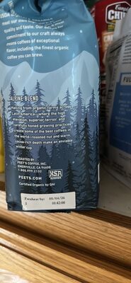Alpine Blend Dark Roast Organic Coffee