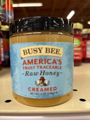 America's Truly Traceable Raw Honey Creamed