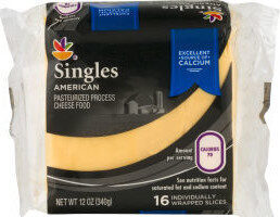 American pasteurized process cheese food