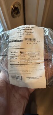 American Style Kobe Beef Seasoned Roast Beef Grab and Go