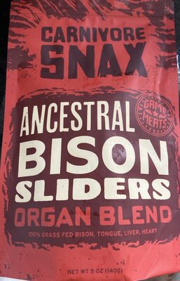 Ancestral Bison Sliders Organ Blend