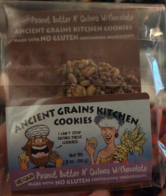 Ancient Grains Kitchen Cookie Peanut Butter And Quinoa