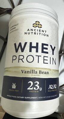Ancient nutrition Vanilla Bean Whey protein Powder