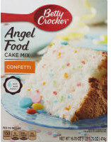 Angel food confetti cake mix
