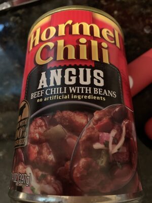 Angus beef chili with beans