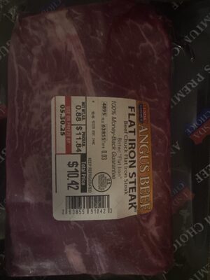 Angus Beef Flat Iron Steak